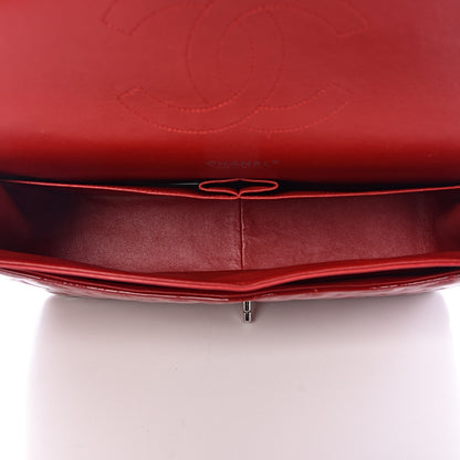 Chanel Patent Quilted Maxi Double Flap Red 6 of 14
