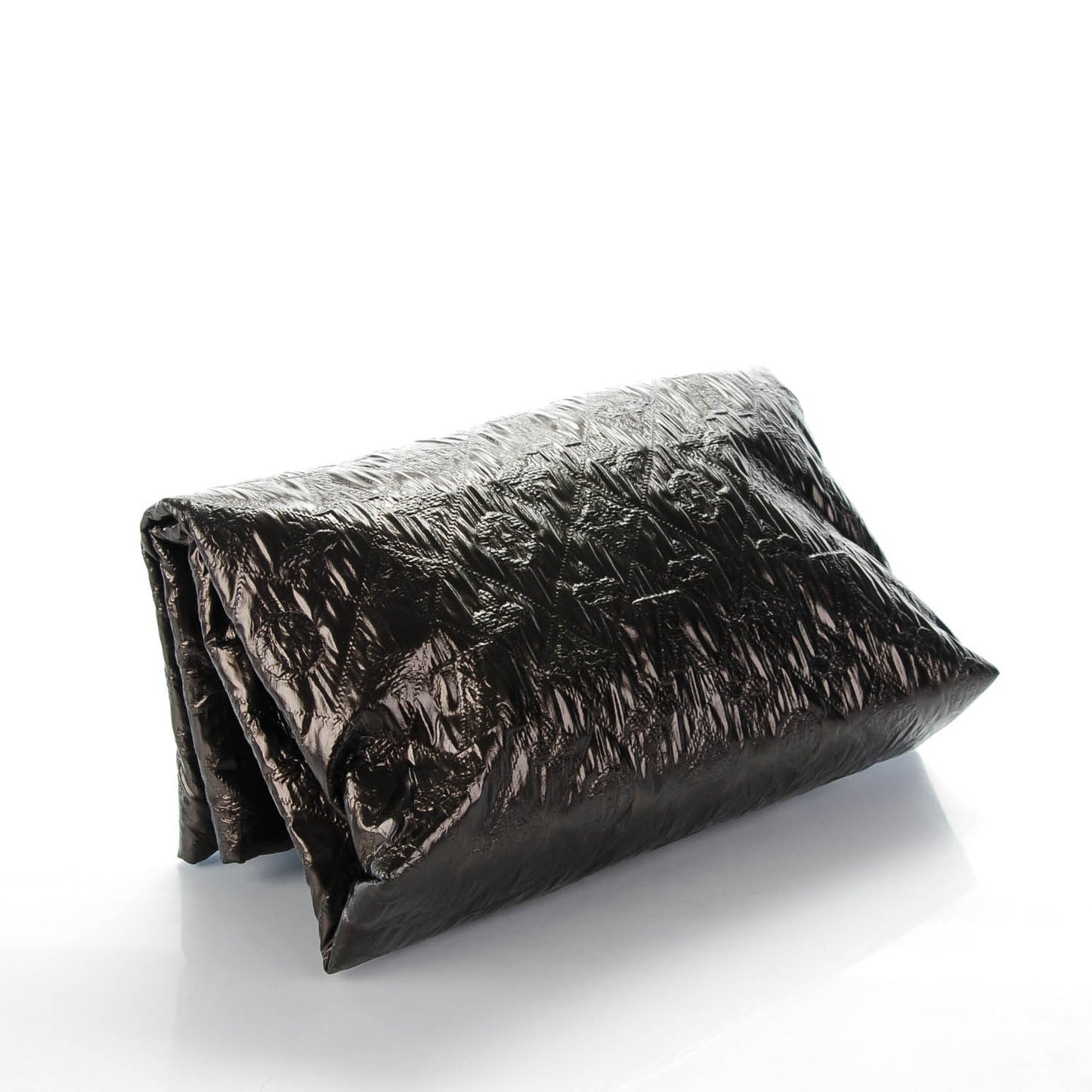 Jacquard Quilted Monogram Limelight Clutch PM Black