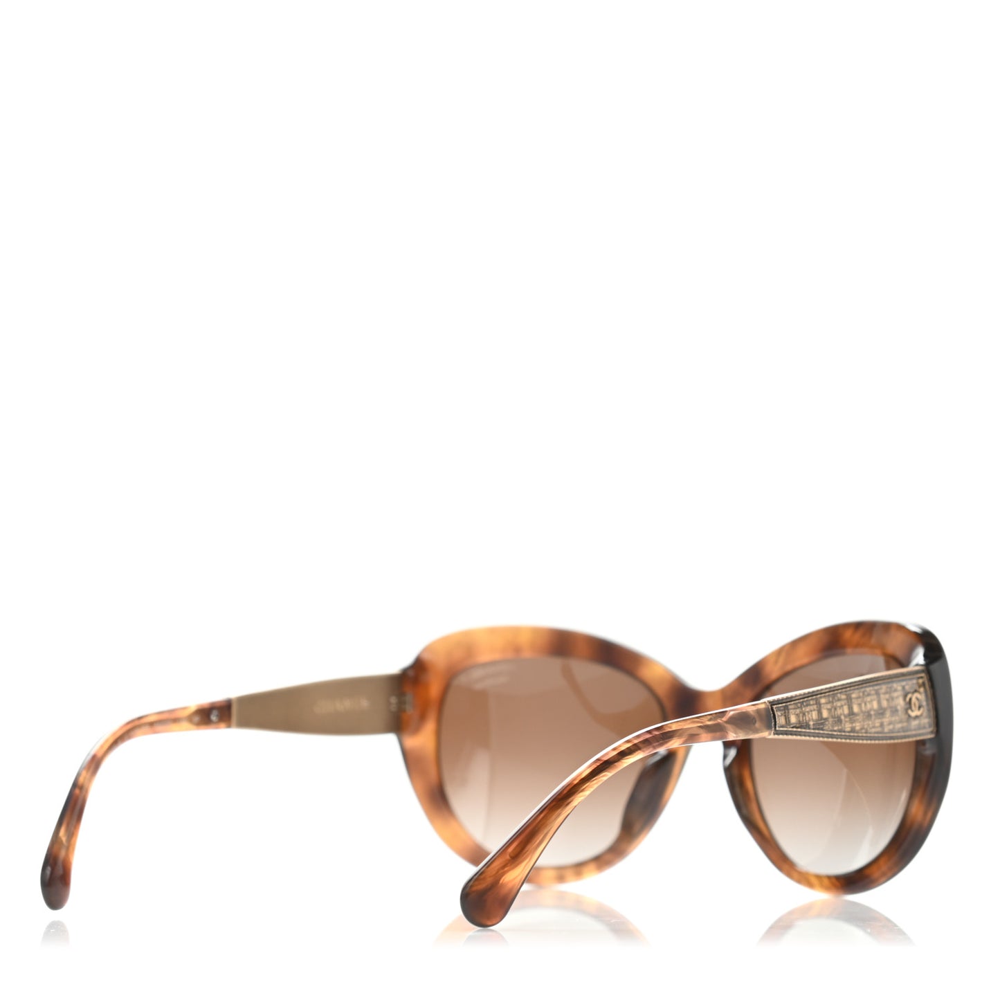 Butterfly Signature Polarized Sunglasses 5346 Light Brown