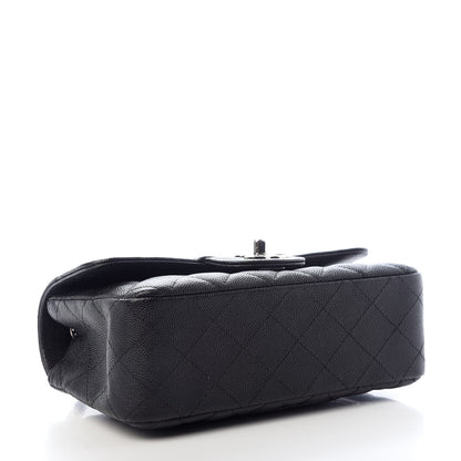 Chanel Caviar Quilted Mini Rectangular Flap Black 4 of 10