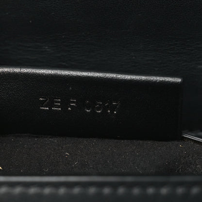 Givenchy Calfskin Mini Pandora Box Chain Crossbody Bag Black 7 of 9