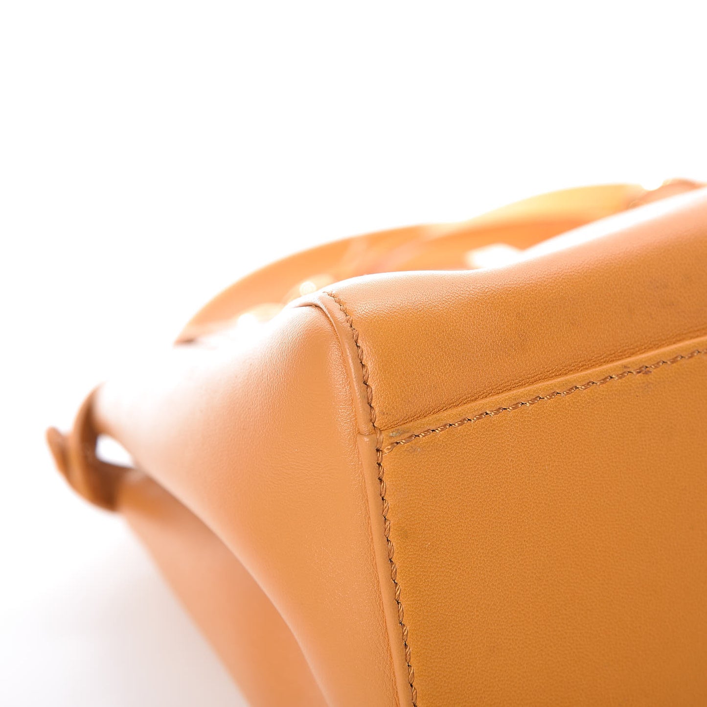 Nappa Mini Peekaboo Iconic Satchel Giallo Syrup