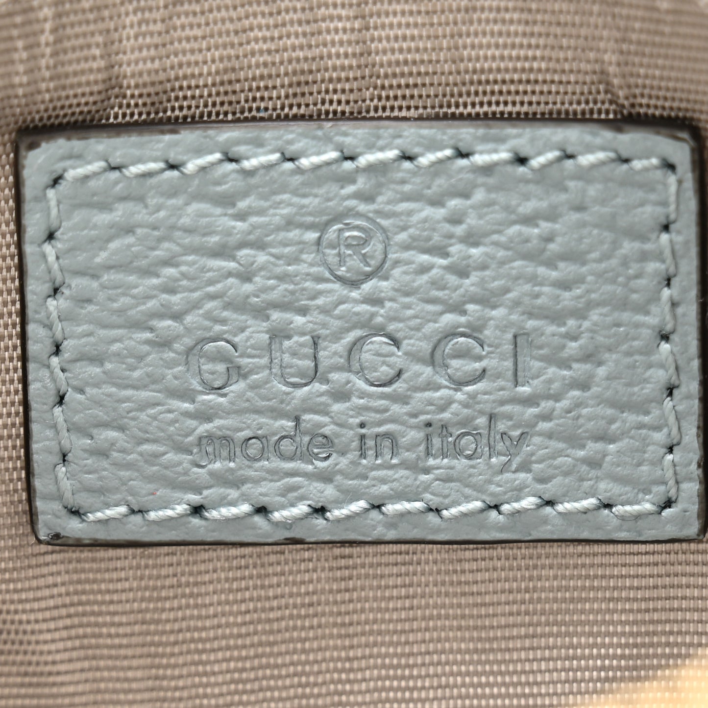GG Supreme Monogram Web Ophidia Key Case Dusty Blue