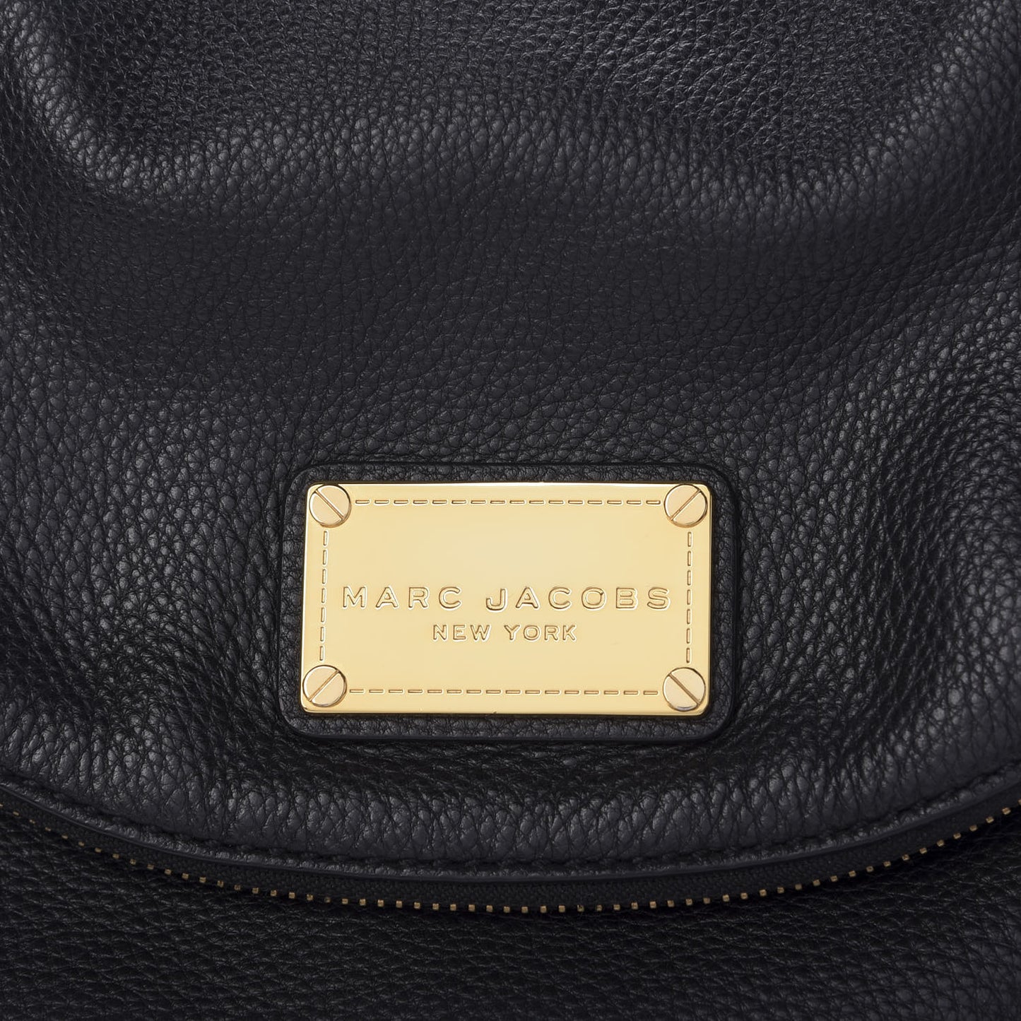 Pebbled Calfskin Backpack Black
