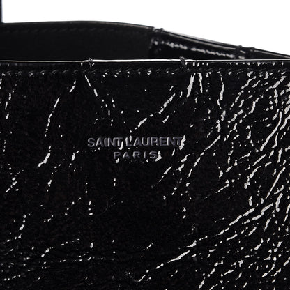 Saint Laurent Patent Calfskin Large Shopping Tote Black 9 of 12
