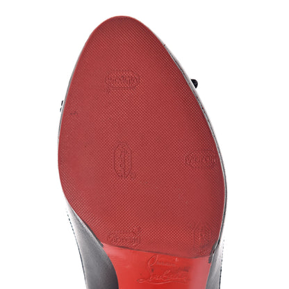 Christian Louboutin Nappa Grosgrain Netmi 70 Pumps 36.5 Navy 11 of 16