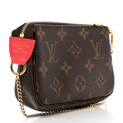Louis Vuitton Monogram 2021 Christmas Animation London Mini Pochette Accessories Red 3 of 7