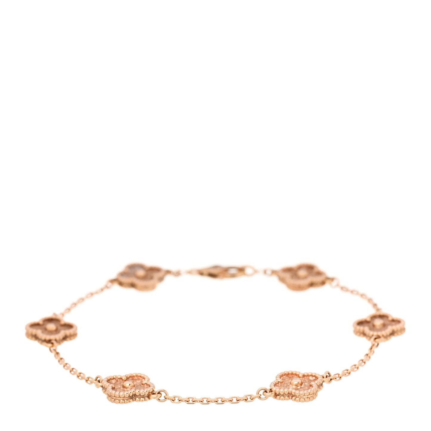 18K Rose Gold 6 Motifs Sweet Alhambra Bracelet