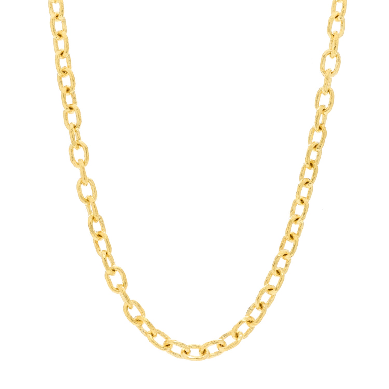 Elizabeth Locke 19K Yellow Gold Link Necklace 1 of 4