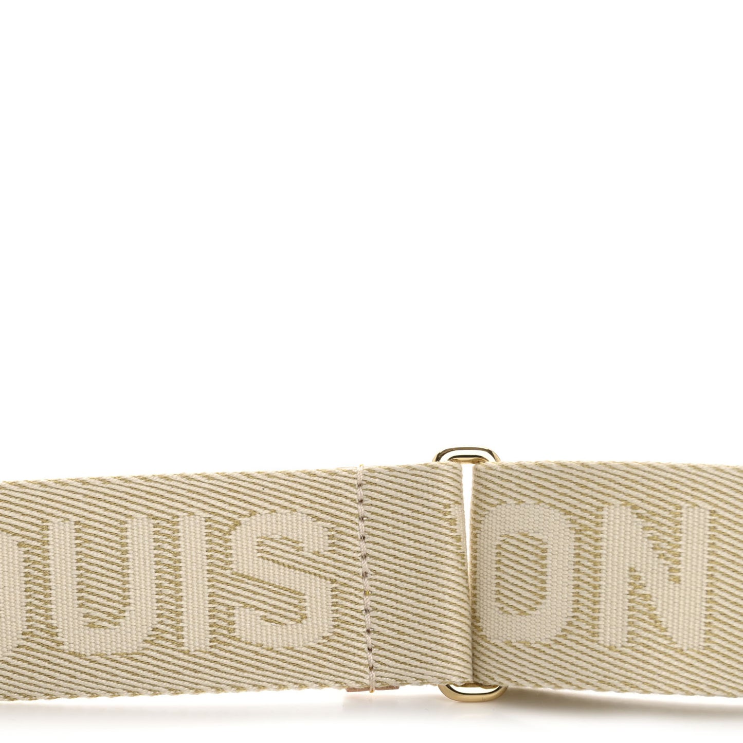 Jacquard High Rise Shoulder Strap Beige