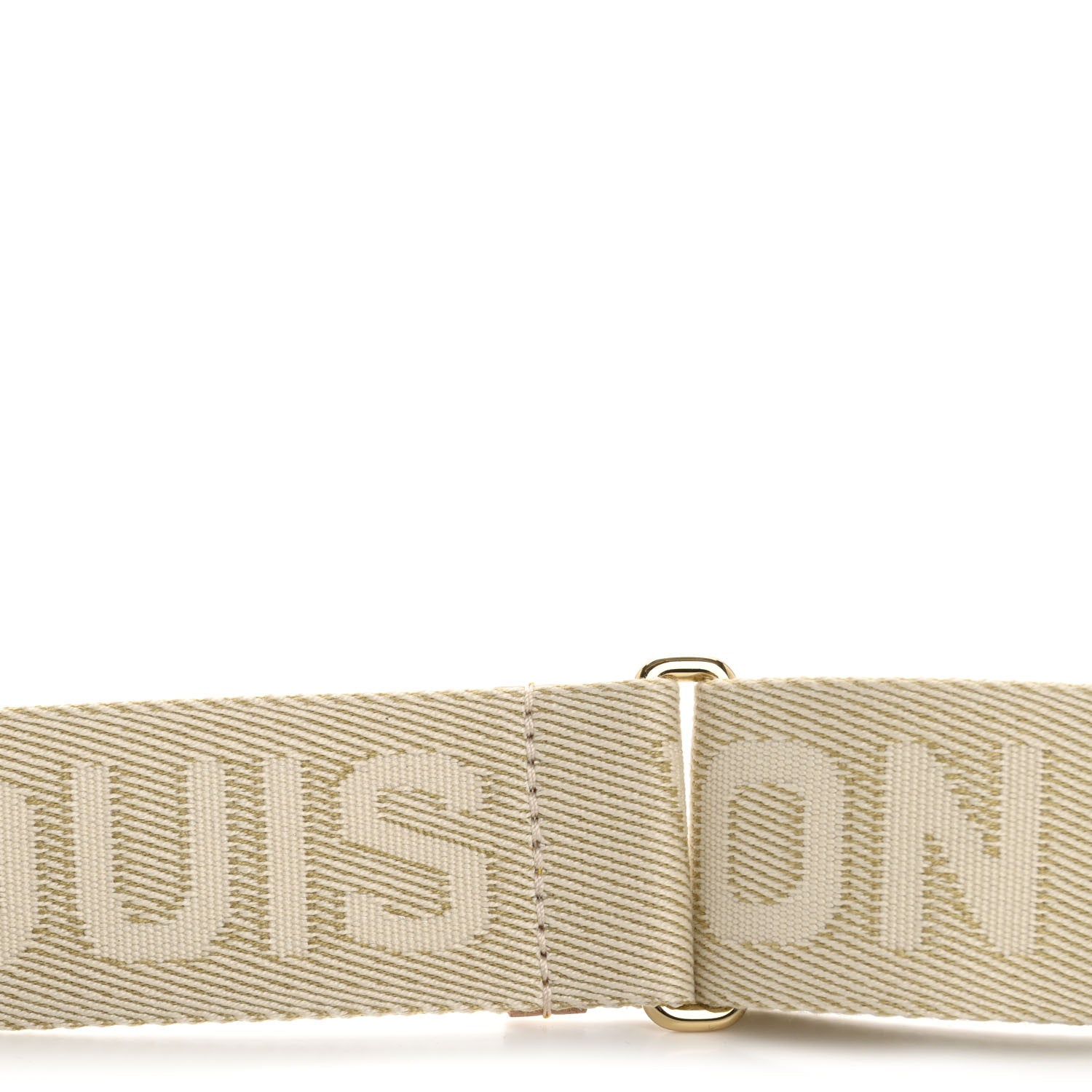 Louis Vuitton Jacquard High Rise Shoulder Strap Beige 5 of 5