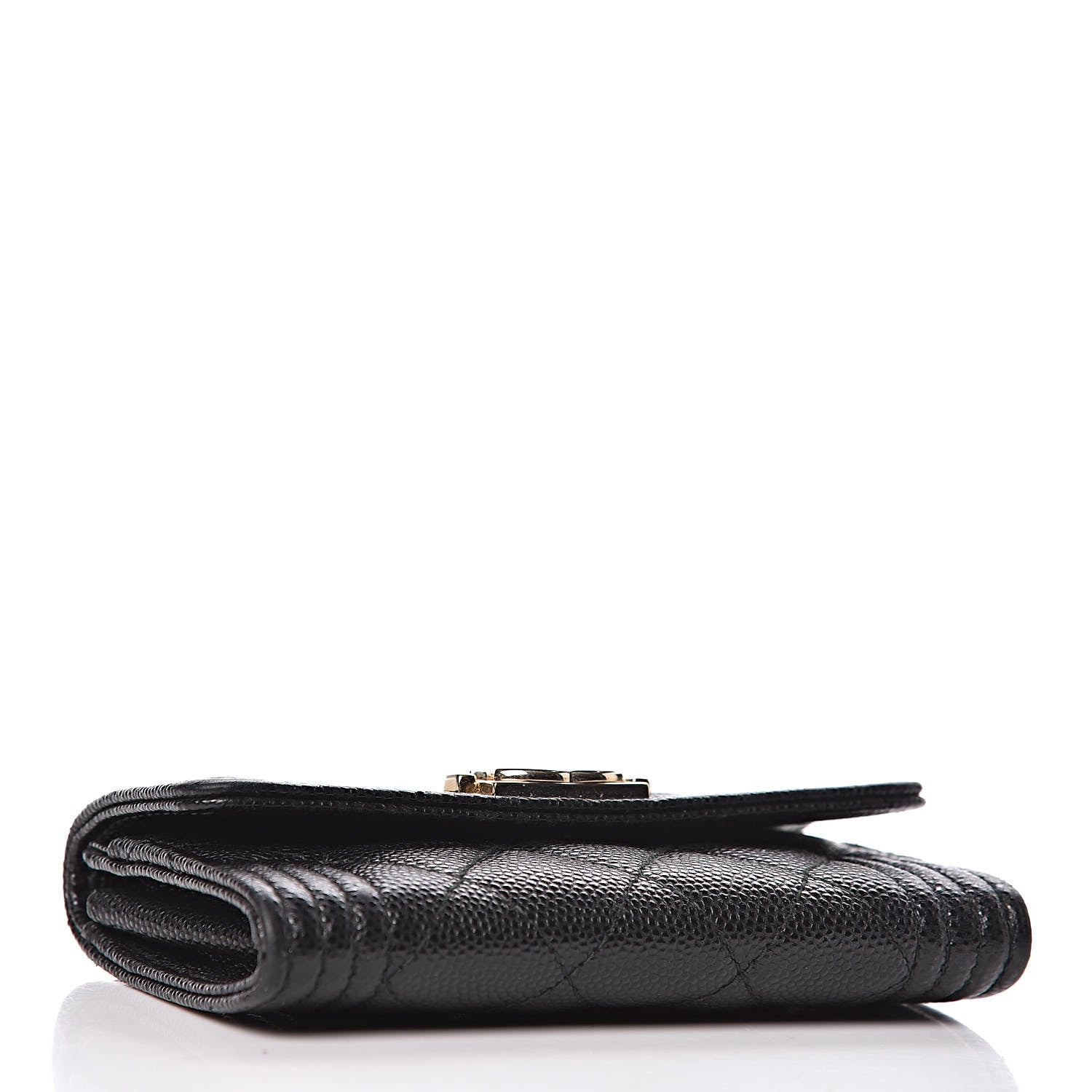 Chanel Caviar Quilted Boy Flap Card Holder Black 4 of 8