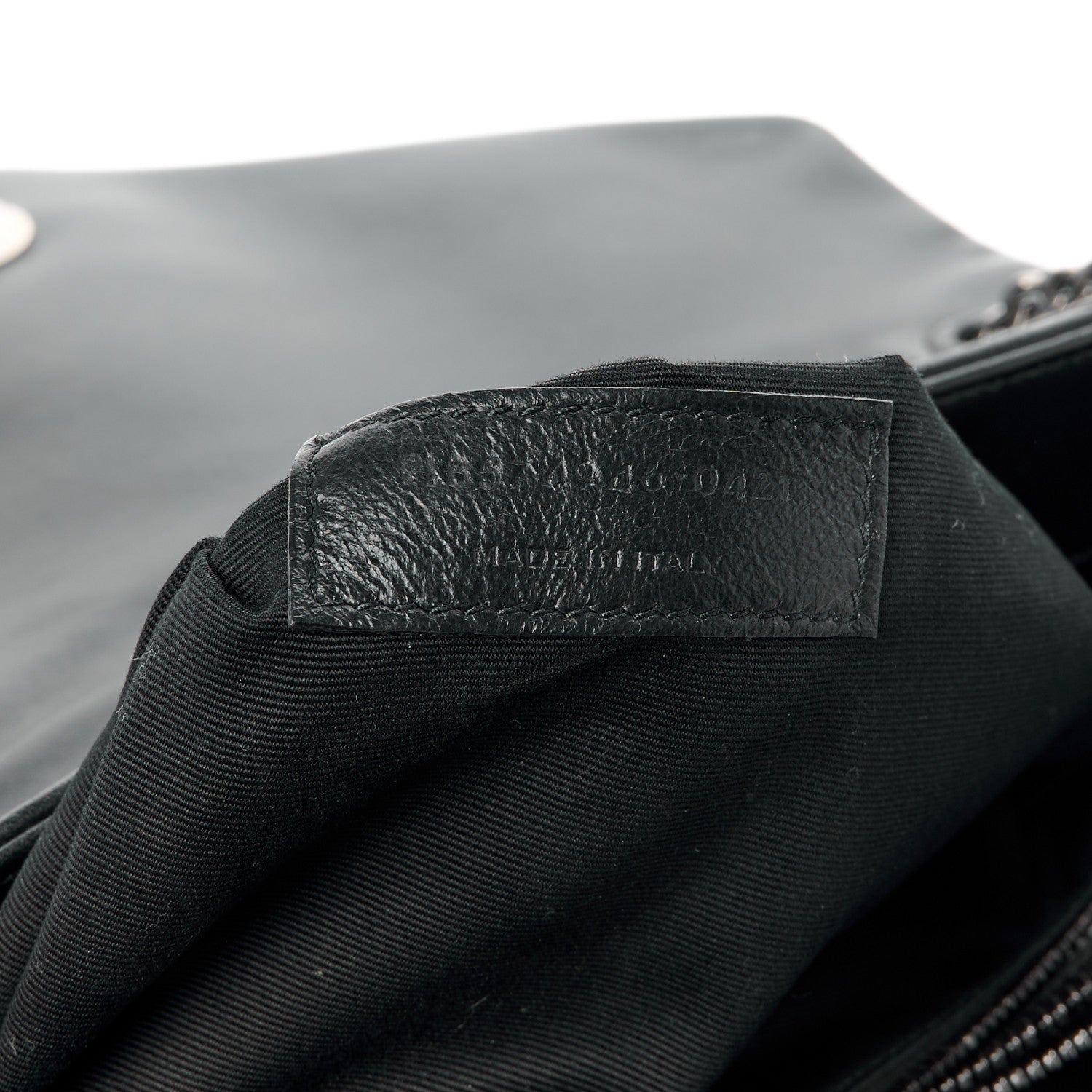 Saint Laurent SAINT LAURENT Calfskin Y Quilted Monogram Monochrome Medium Loulou Chain Satchel Black 8 of 14