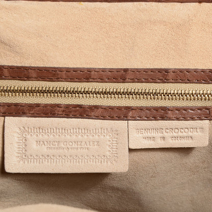 Nancy Gonzalez Crocodile Leaf Frame Bag 6 of 7
