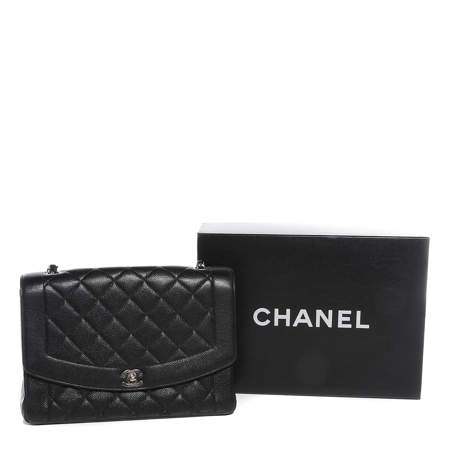 Chanel Caviar Quilted Jumbo Single Flap Black 9 of 9