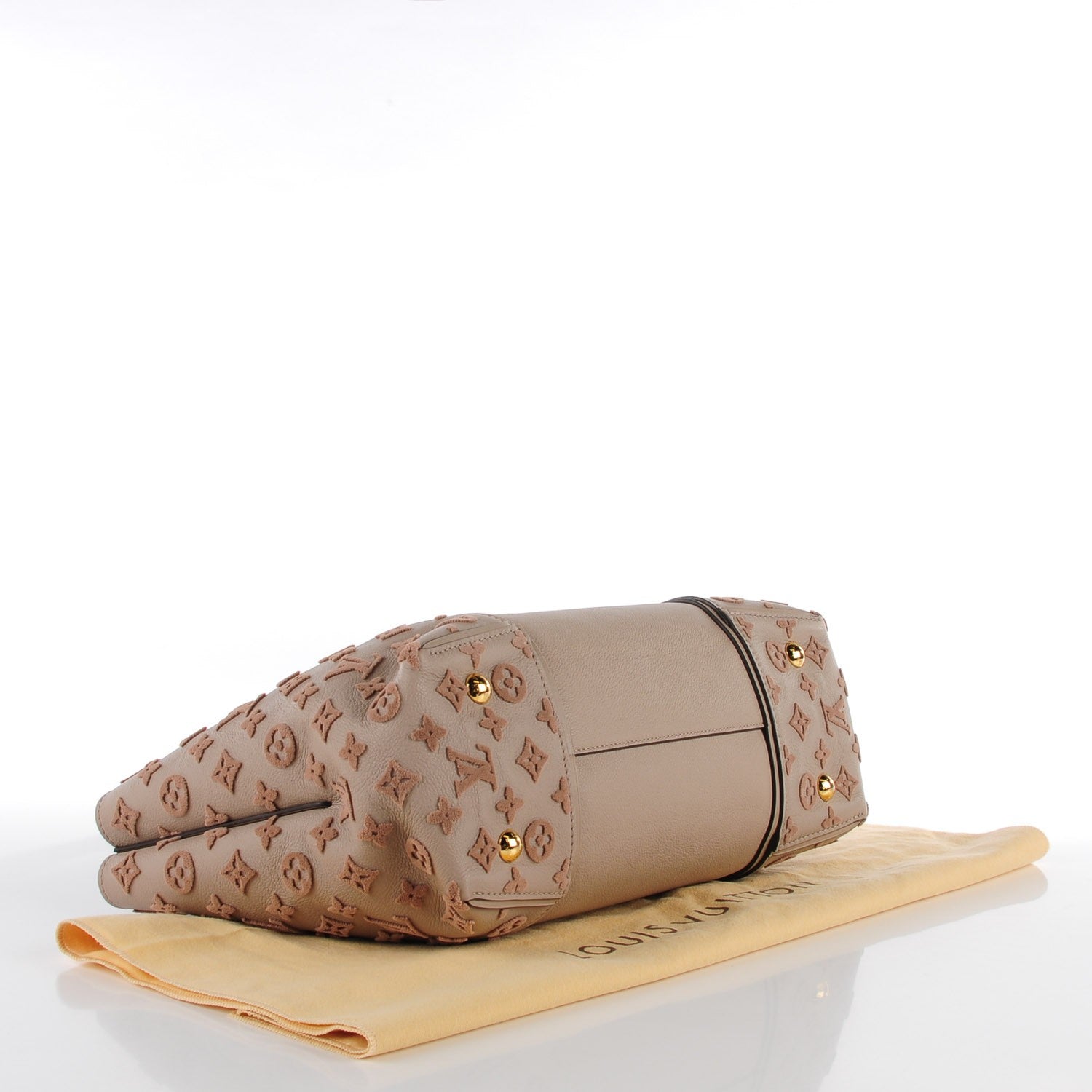 Louis Vuitton Veau Cachemire Tote W PM Galet 4 of 7