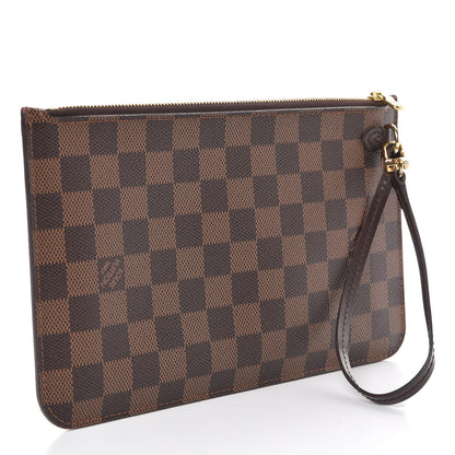 Louis Vuitton Damier Ebene Neverfull MM GM Pochette 3 of 7