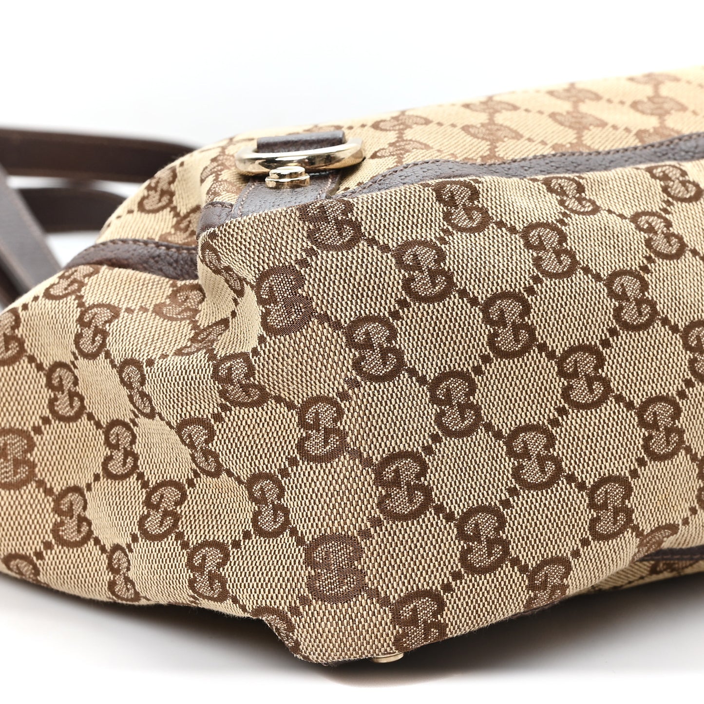 Monogram Large Abbey Tote Dark Brown