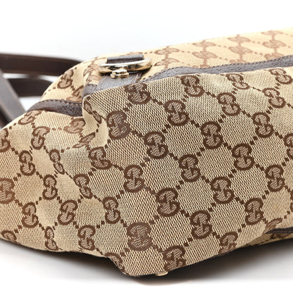 Gucci Monogram Large Abbey Tote Dark Brown 9 of 10
