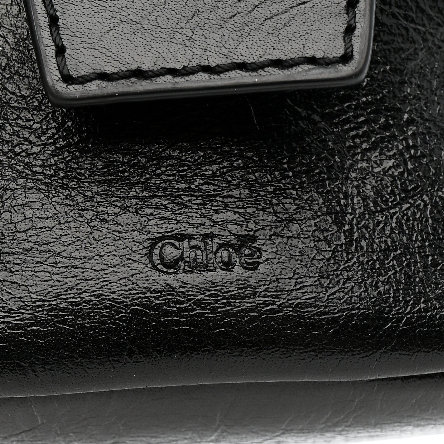 Chloe Shiny Calfskin Camera Crossbody Black 9 of 12
