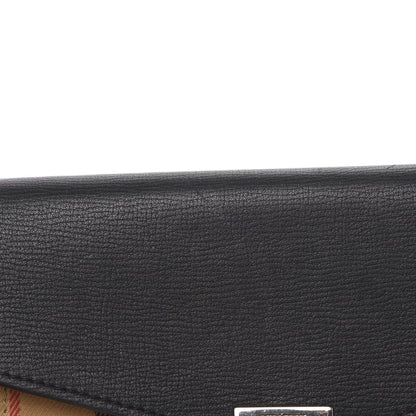 Burberry Grainy Calfskin Vintage Check Mini Macken Crossbody Bag Black 10 of 12