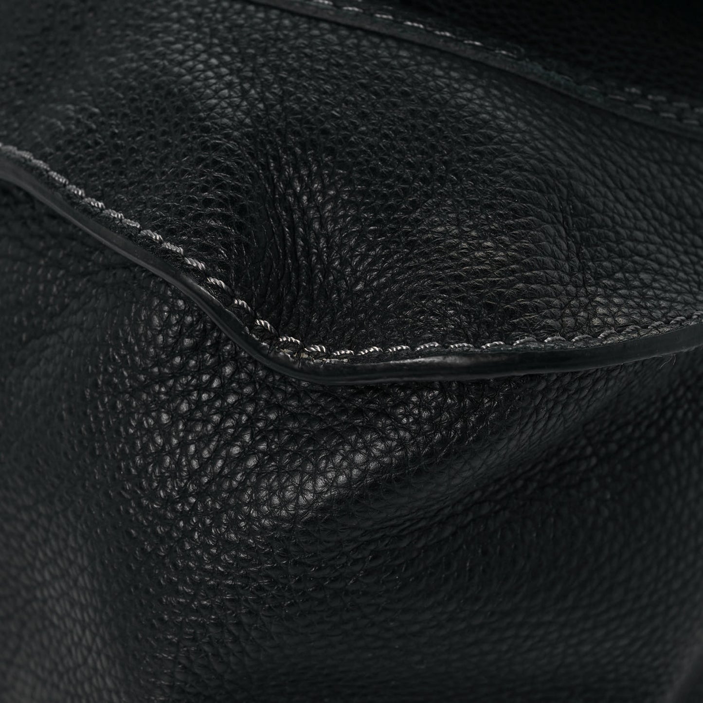 Calfskin Medium Marcie Satchel Black