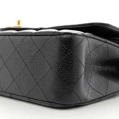 Chanel Caviar Quilted Medium Double Flap Black 10 of 11