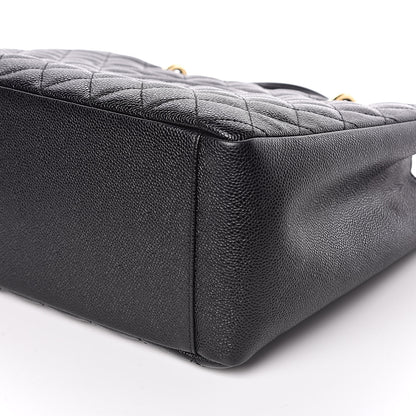 Chanel Caviar Quilted Grand Shopping Tote GST Black 9 of 11
