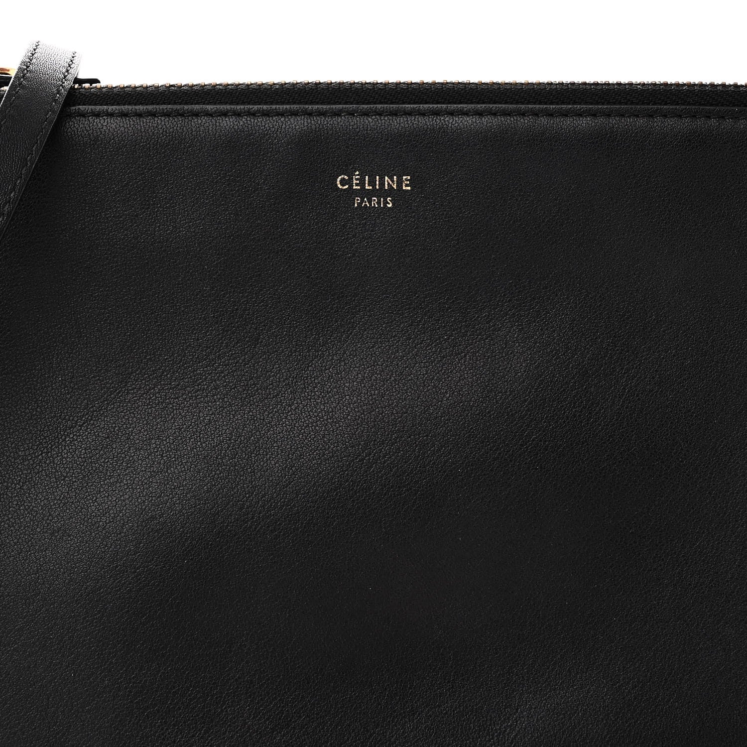 Celine Lambskin Small Trio Crossbody Bag Black 9 of 11