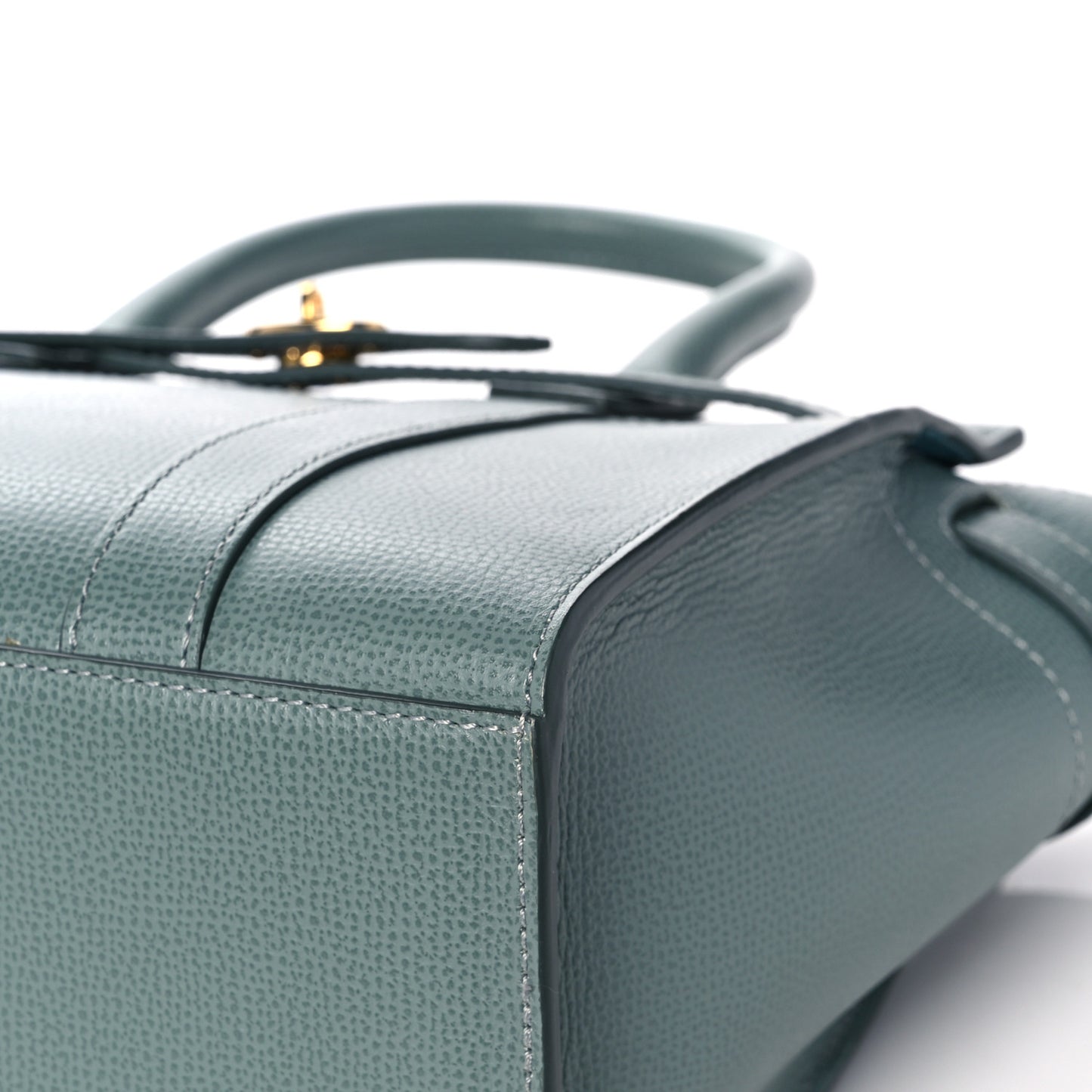 Small Classic Grain Mini Zipped Bayswater Antique Blue