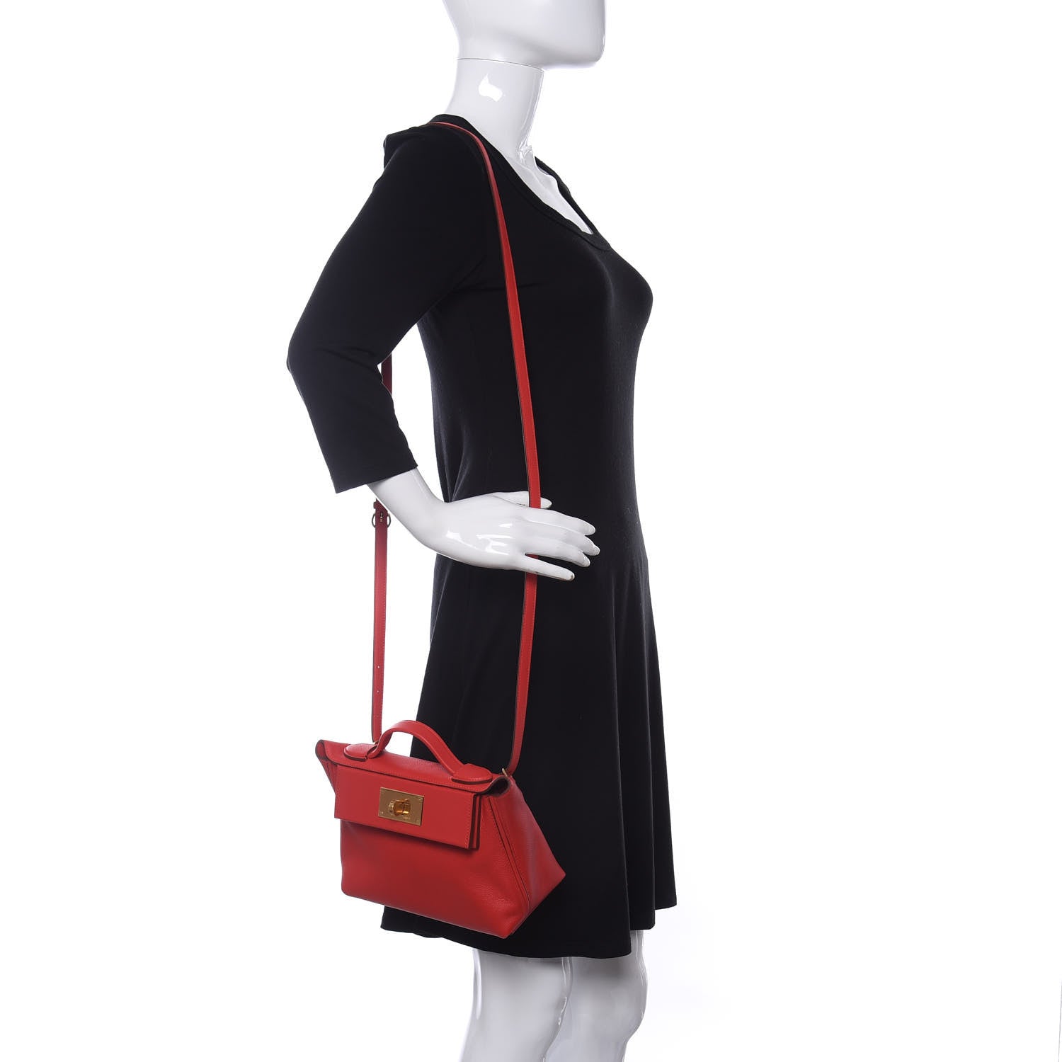 Hermes Evercolor Swift 24/24 21 Rouge de Coeur 2 of 9