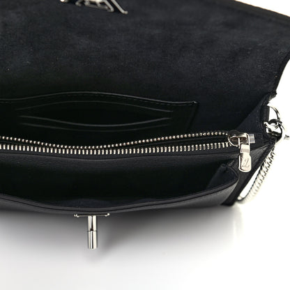 Louis Vuitton Soft Calfskin My Lockme Chain Pochette Black 4 of 4