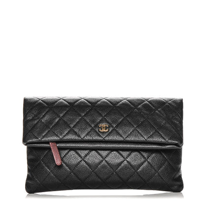 Chanel Caviar Quilted CC Beauty Clutch Black 1 of 7