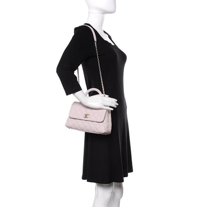 Chanel Caviar Quilted Mini Coco Handle Flap Lilas Lilac 2 of 11