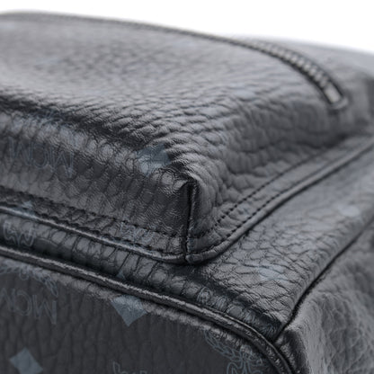 MCM Visetos Small Side Stud Stark Backpack Black 10 of 12