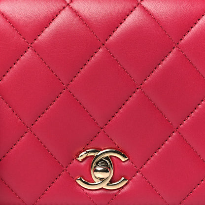 Chanel Lambskin Mini Carry Chic Flap Pink 8 of 10