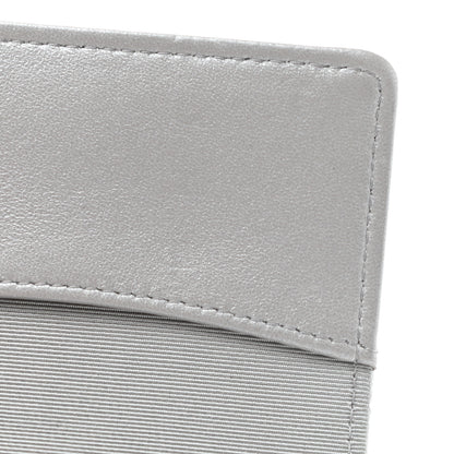 Chanel Metallic Caviar Quilted Classic 4 Key Holder Wallet Silver 9 of 10