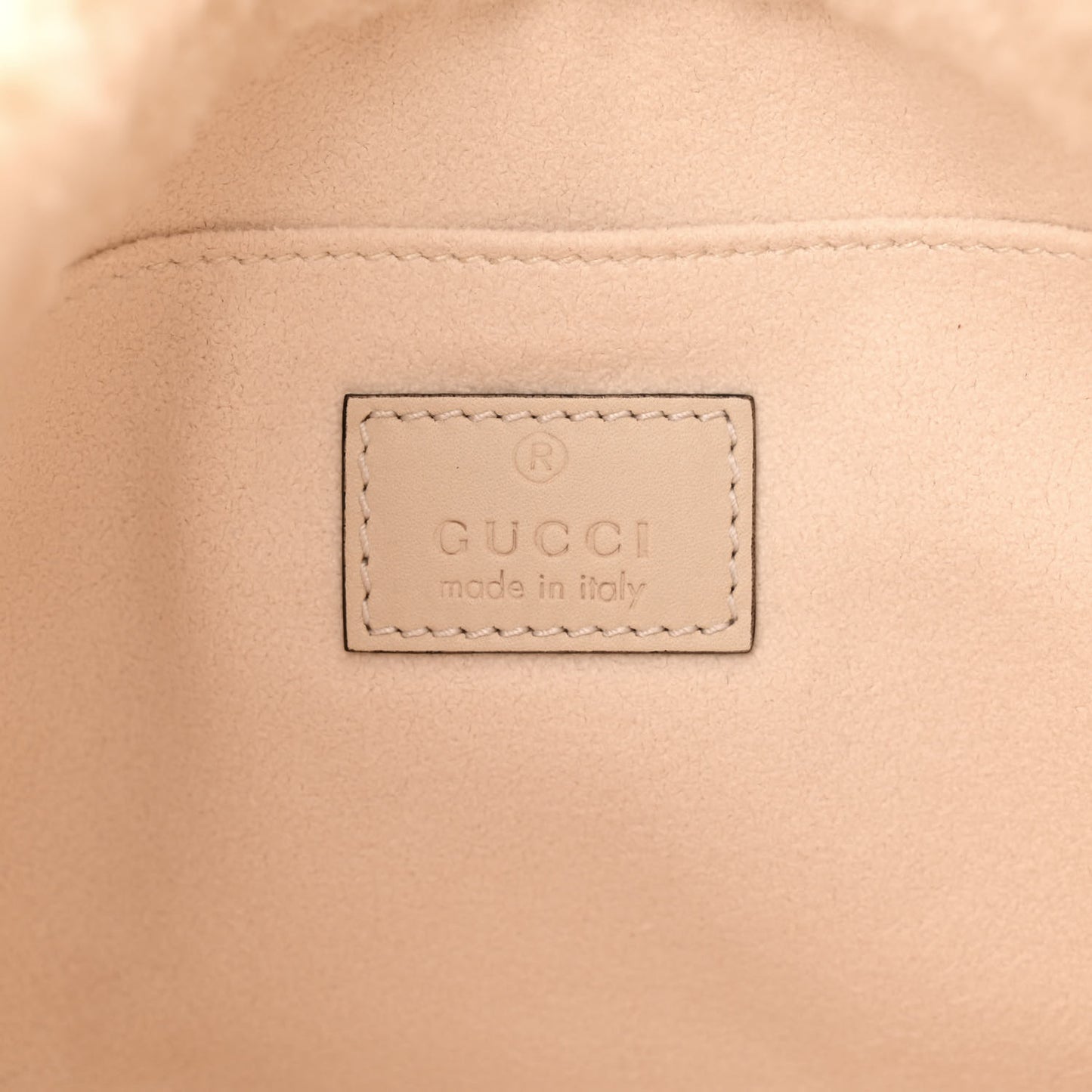 Shearling Small Jackie 1961 Shoulder Bag Ivory