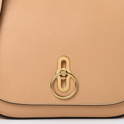 Mulberry Silky Calfskin Amberley Satchel Dark Golden Yellow 12 of 16