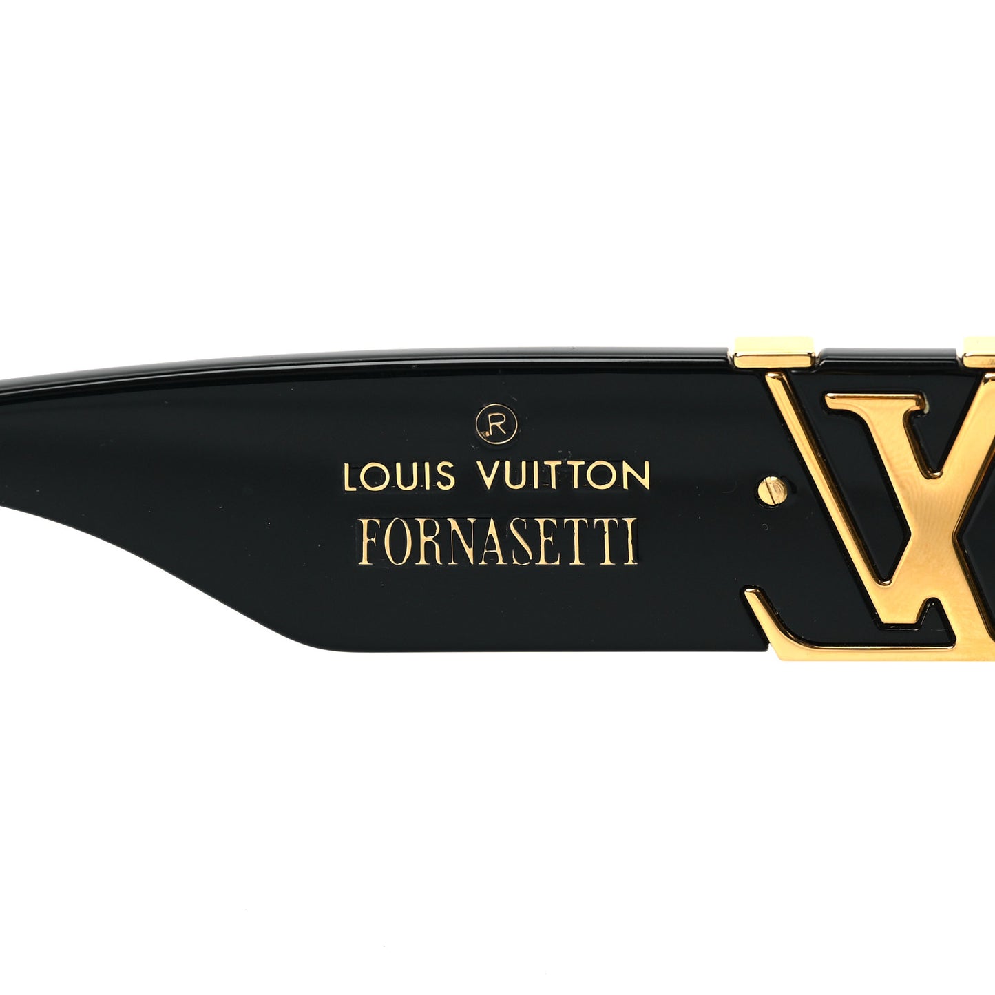 X FORNASETTI Acetate Architettura Sunglasses Z1575W Black White