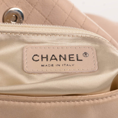 Chanel Lambskin Large Soft and Chain Hobo Beige 6 of 7