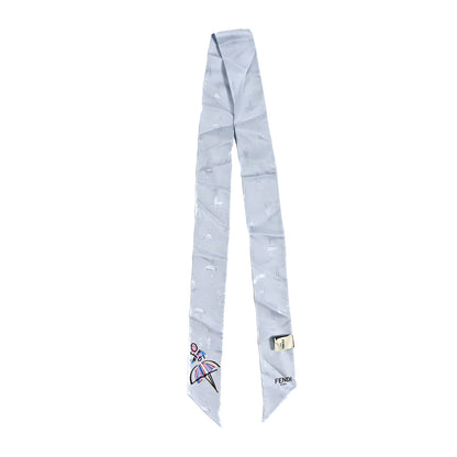 Fendi Silk Jacquard Bamboline Wrappy Bandeau Artico 2 of 3