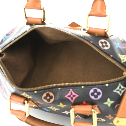 Louis Vuitton Monogram Multicolor Speedy 30 Black 5 of 9