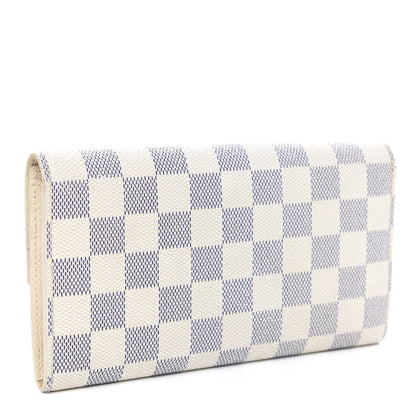 Louis Vuitton Damier Azur Sarah Wallet 2 of 12