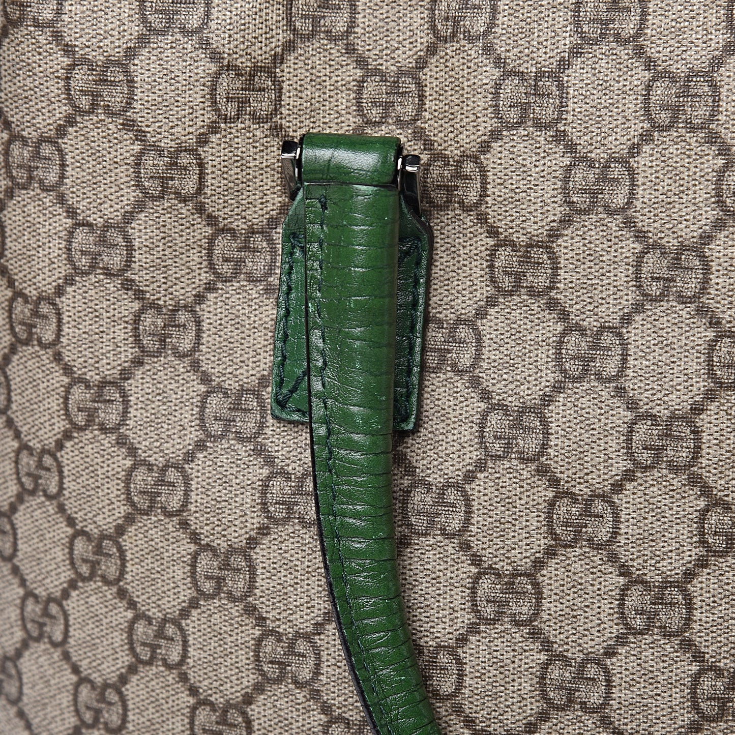GG Plus Monogram Small Vertical Tote Green