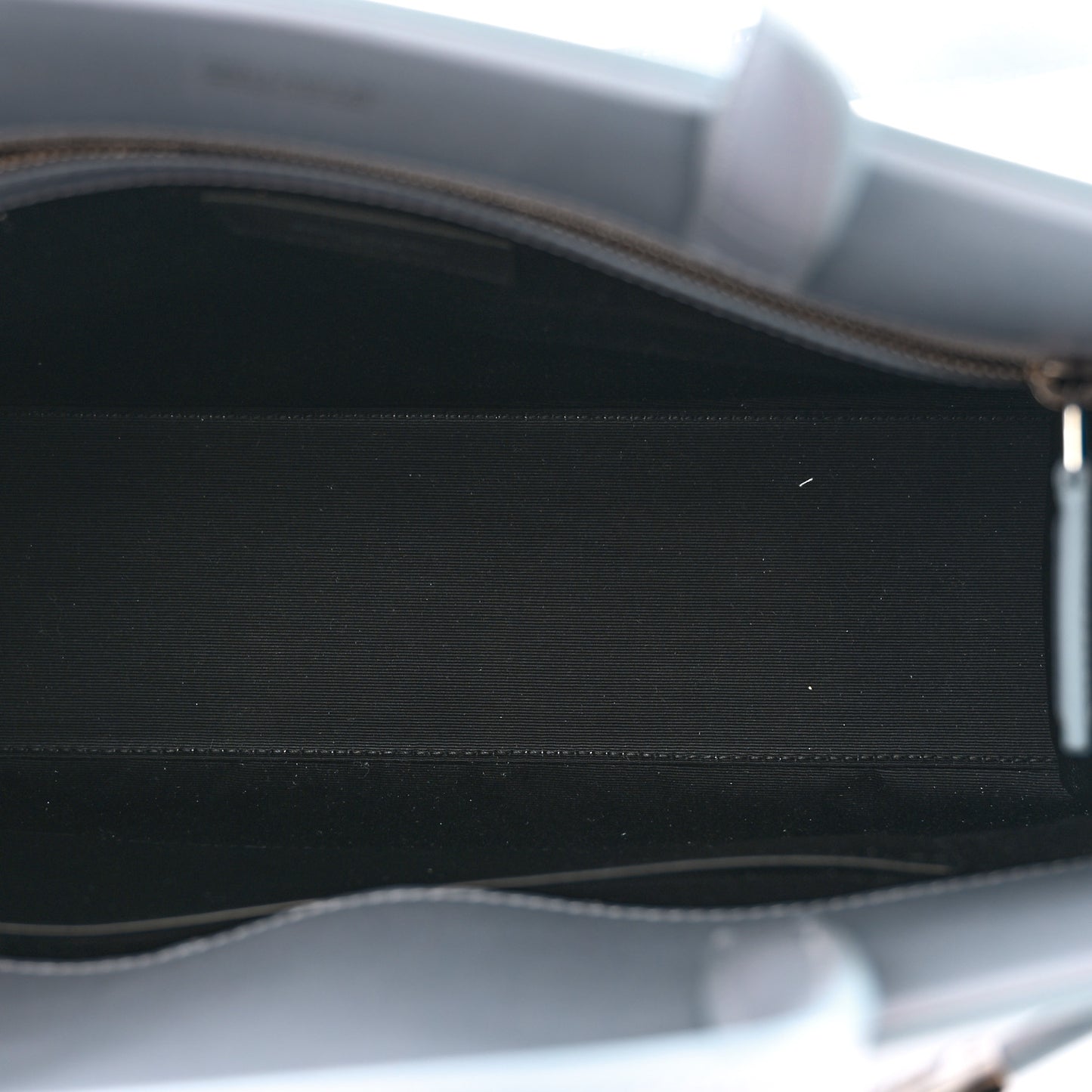 Calfskin Mapplethorpe Small Manhattan Shopper Tote Grey White Black