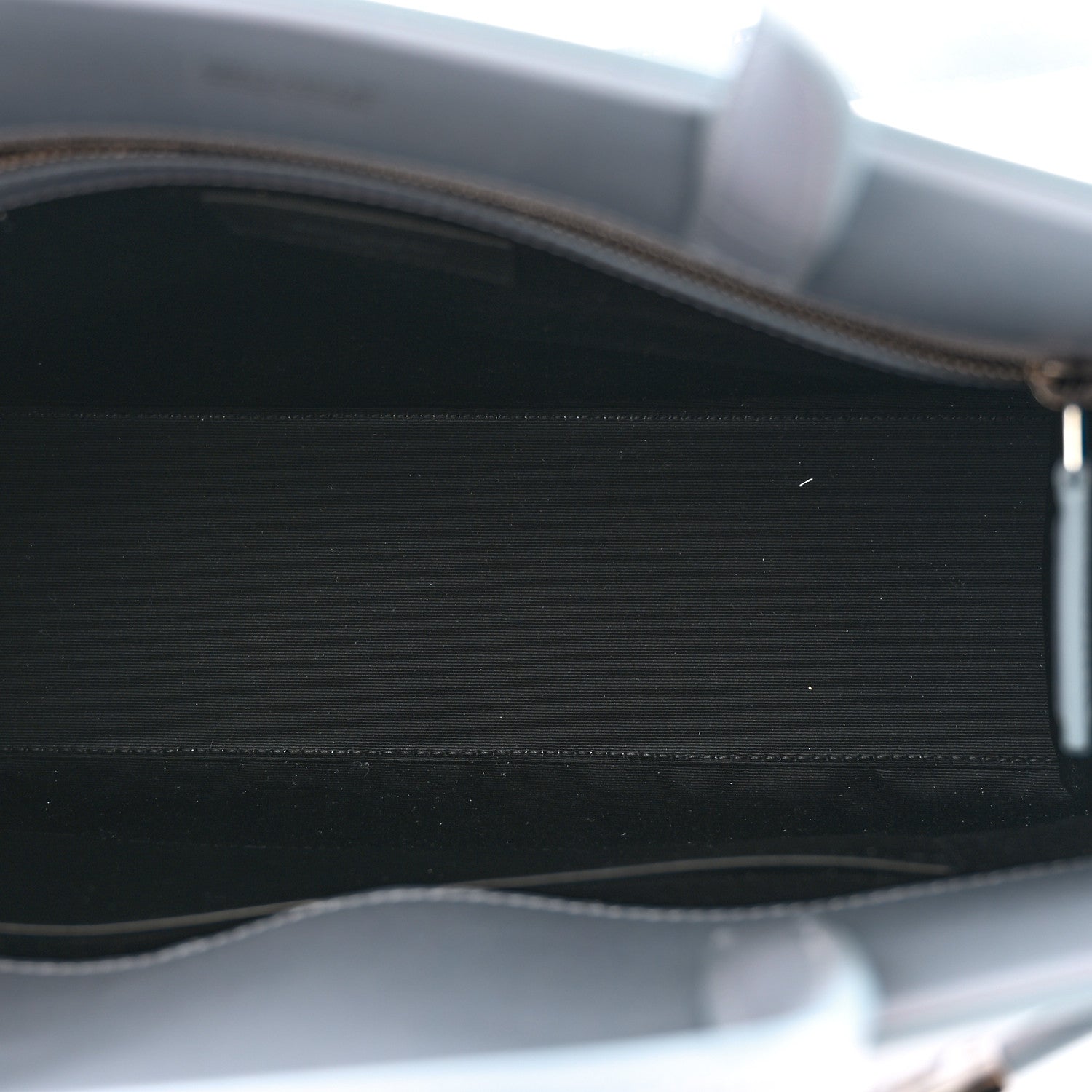 Saint Laurent Calfskin Mapplethorpe Small Manhattan Shopper Tote Grey White Black 5 of 12