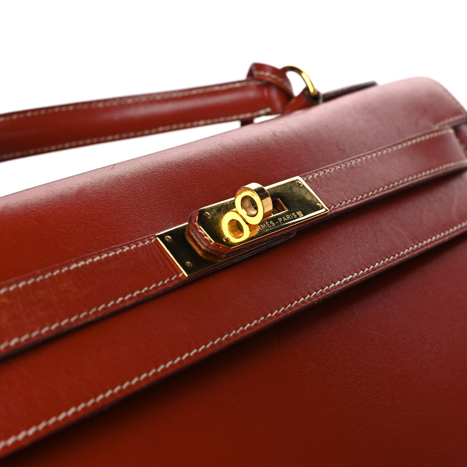 Hermes Box Kelly Sellier 32 Brique 15 of 18