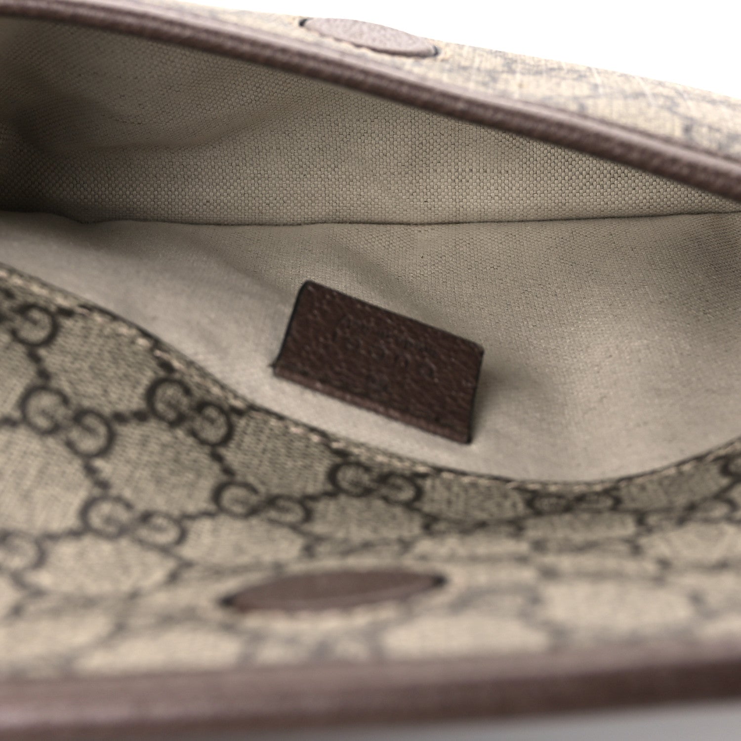 Gucci GG Supreme Monogram Neo Vintage Web Belt Bag Brown Brown 5 of 11