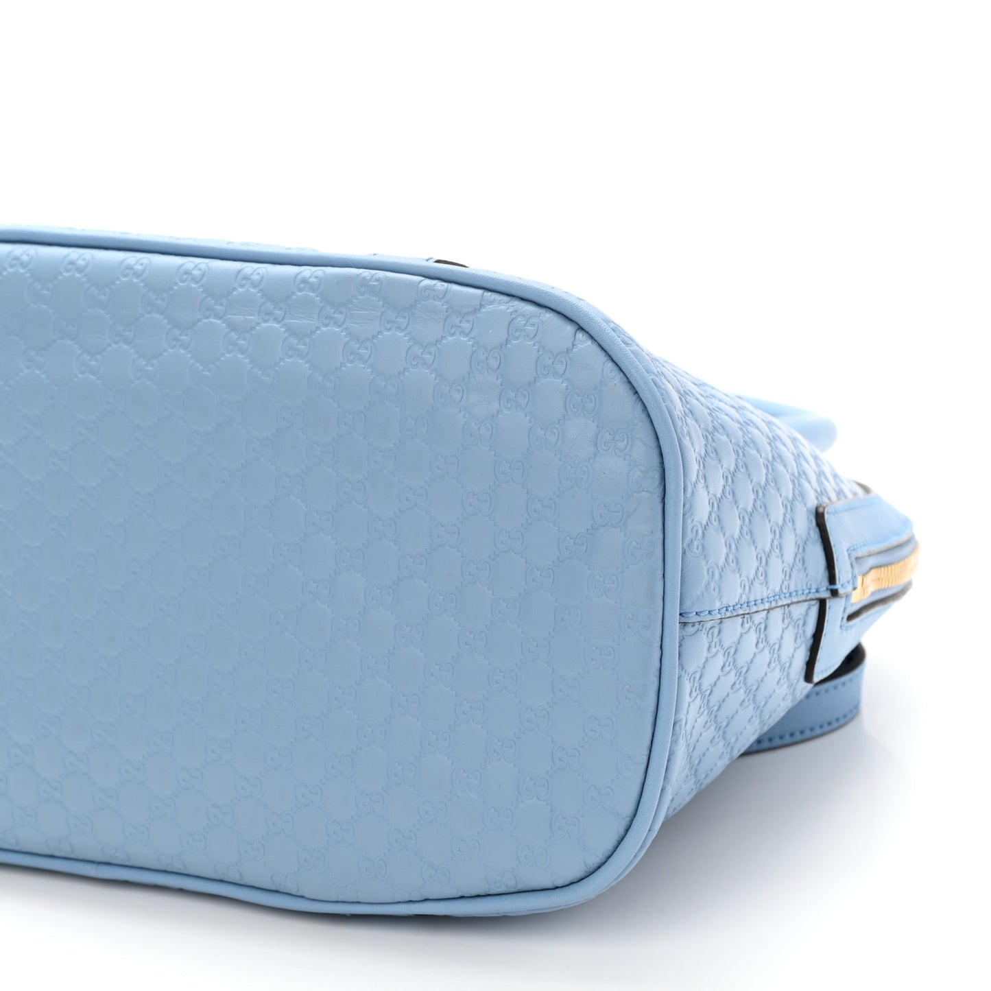 Microguccissima Medium Dome Bag Mineral Blue